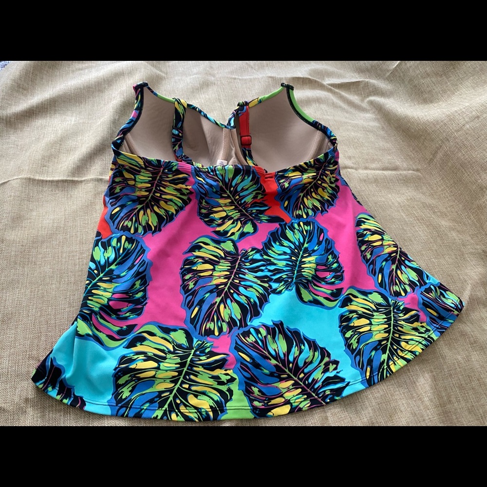 Lane Bryant swim by Cacique . Gently used. Tankini - Picture 2 of 4